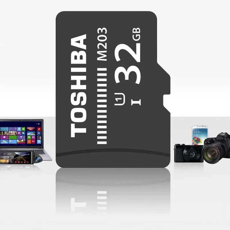 Toshiba M203 Автомобильный видеорегистратор C10 Micro SD карта IPX7 4K FHD видео TF памяти |