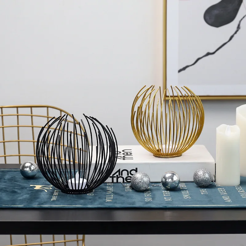 Забавный задорный Европейский Креативный металлический подсвечник современный