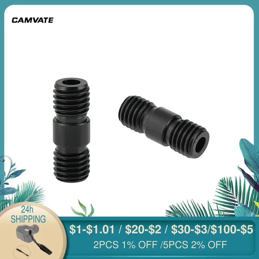 CAMVATE 2 шт. Универсальный удлинитель для стержня M12 резьба DSLR камеры плечевое