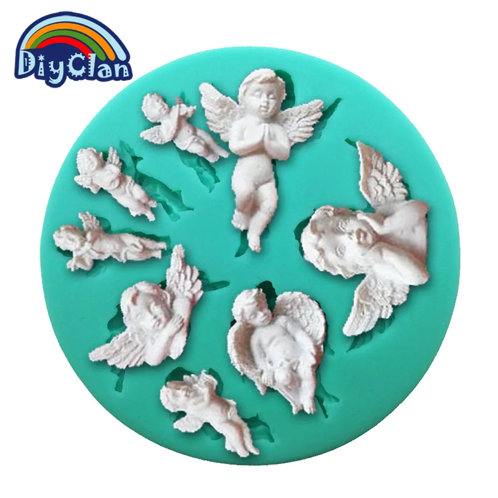 Angel Baby DIY силиконовая форма для Помады Шоколадный Кекс полимерная Форма