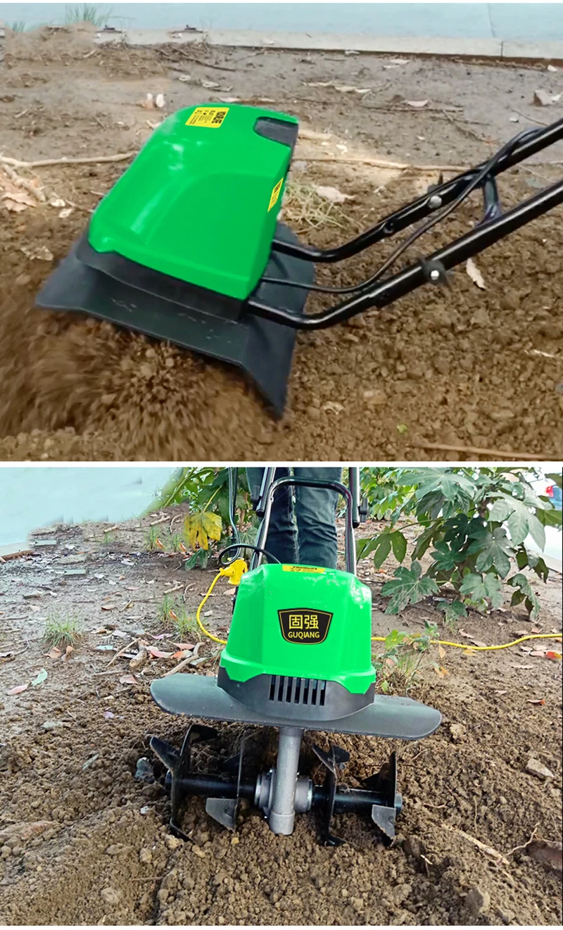 Микро культиватор электрический маленький рыхлитель почвы плуг свободная почва