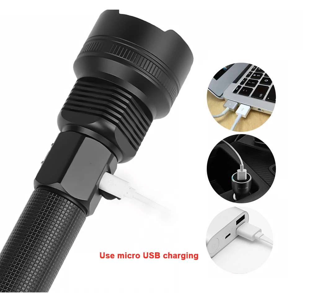 Супер яркий XLamp XHP90 самый мощный Usb масштабируемый светодиодный флэш-светильник XHP70/50 Охотничий Тактический флэш-светильник фонарь 26650 18650