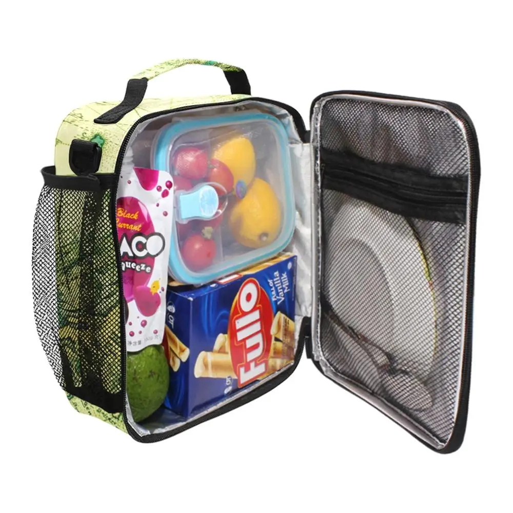 Новая Функциональная карта портативный изолированный Ланч бокс Термосумка для