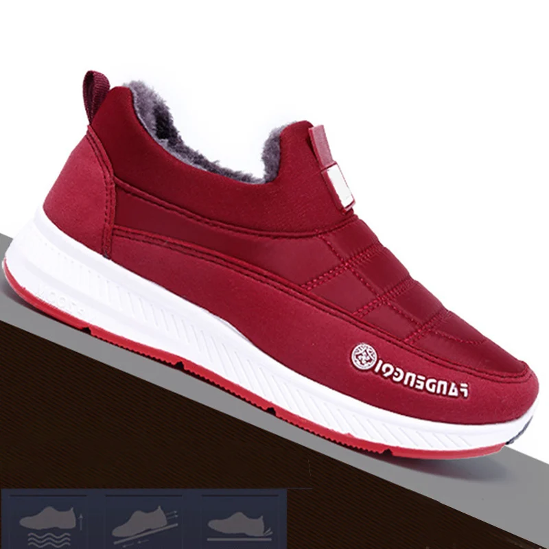 

Winter Casual Women Mesh Sneakers Ladies Flats Slip On Vulcanied Shoes New Non Slip Platform Comfort Shoe Woman Fashion 2021