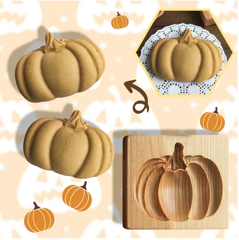 

Wooden Provance Cookie Cutter Mold Press 3D Cake Embossing Baking Mold cute animals Gingerbread Biscuit Cookie Stamp