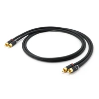 pair hifi audio ofc low noise rca cable hifi rca male to male interconnect cable