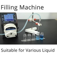 filling machine support russian language liquid filling peristaltic pump dispensing pump small vials bottels filling oil water
