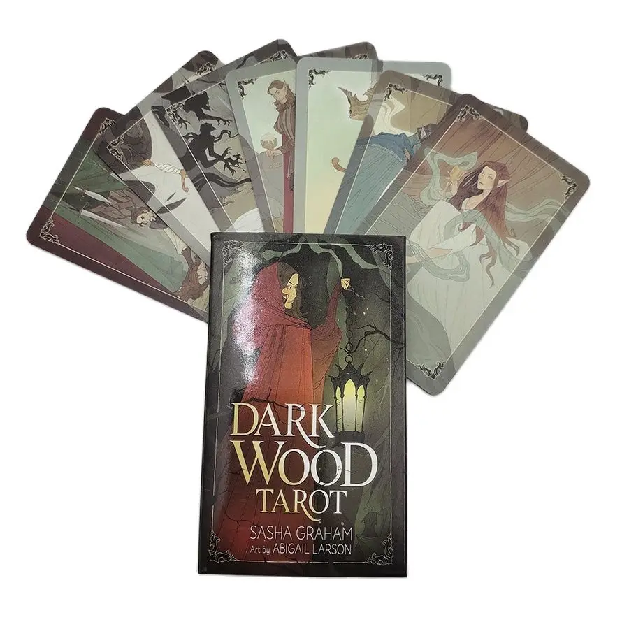 

Dark Wood Tarot Cards Deck For Witch Fate Divination Family Entertainment 78 Sheet Oracle Card Friend Party Board Game