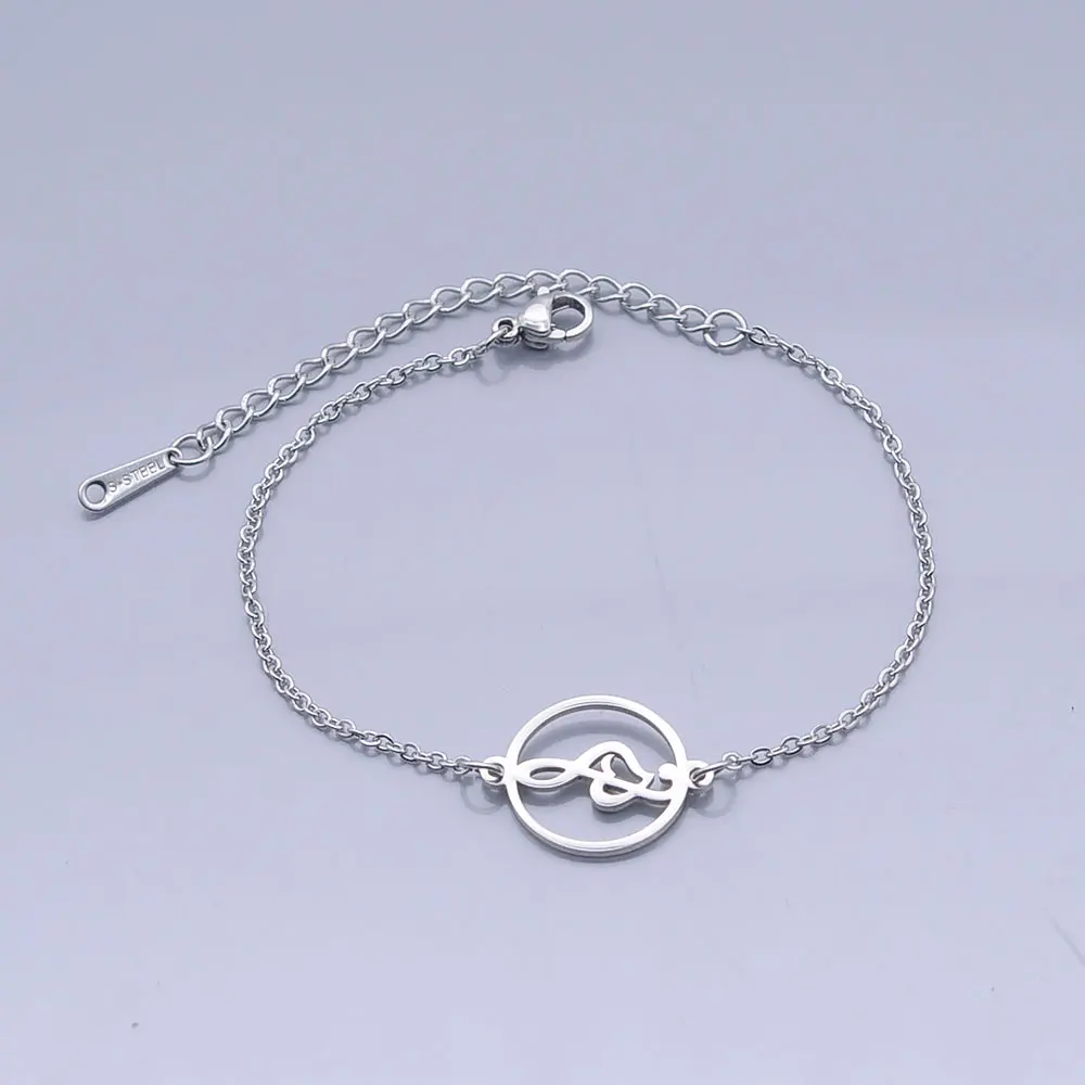 Изящный женский браслет из нержавеющей стали 100% оптовая продажа Прямая поставка