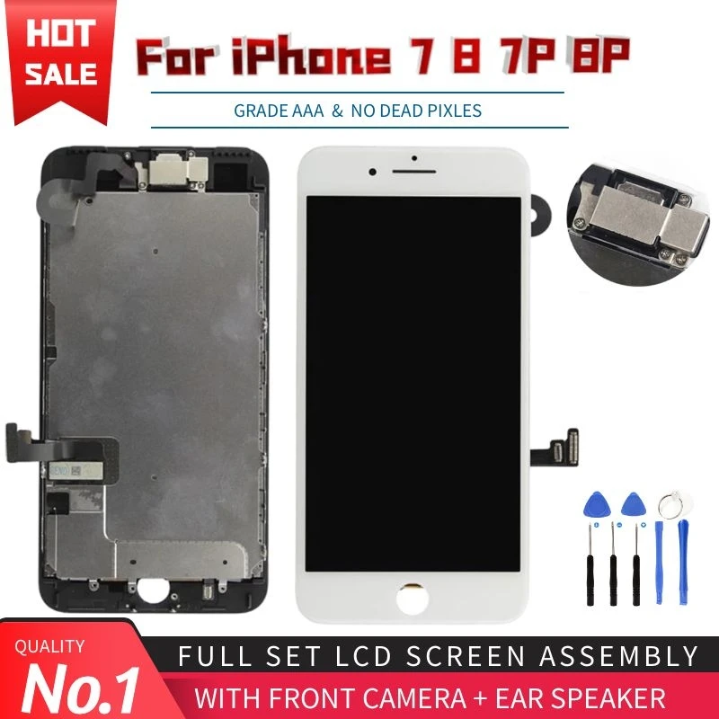 AAA + Полный ЖК-дисплей в сборе для iPhone 7 8 Plus 7P P дисплей Замена 3D сенсорный экран