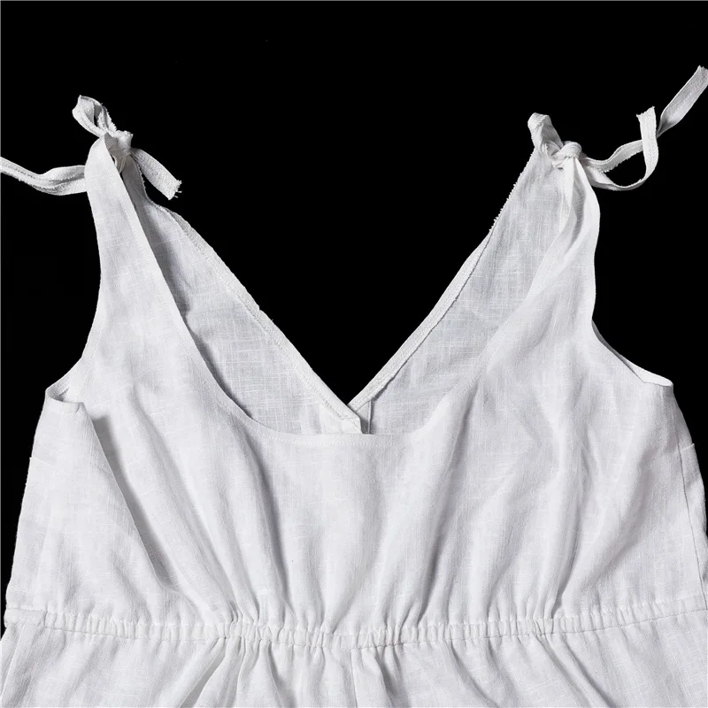 

Deep V-Neck Women Summer Playsuit Sexy Belted Tunic One-Piece Off Shoulder High Waist Stitching Strap Dropshipping Jumpsuits