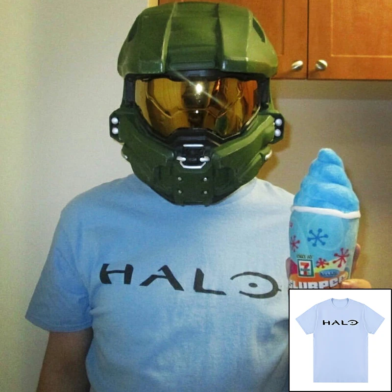 

halo master chief game T-shirt Cotton Men T shirt New TEE TSHIRT Womens Tops