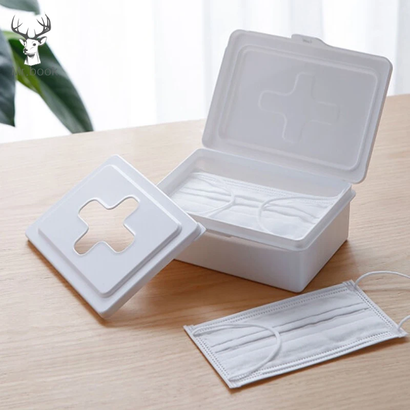 Домашний офисный Настольный ящик для хранения пылезащитный контейнер масок лица