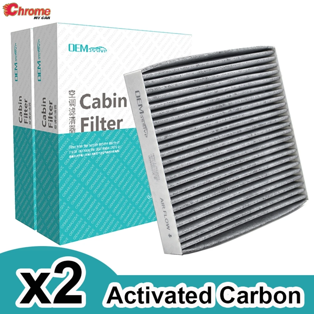 2PC Car Pollen Cabin Air Filter For Toyota Corolla RAV4 Lexus RX LX IS Subaru Outback Legacy 87139-YZZ08 87139-07010 87139-50060