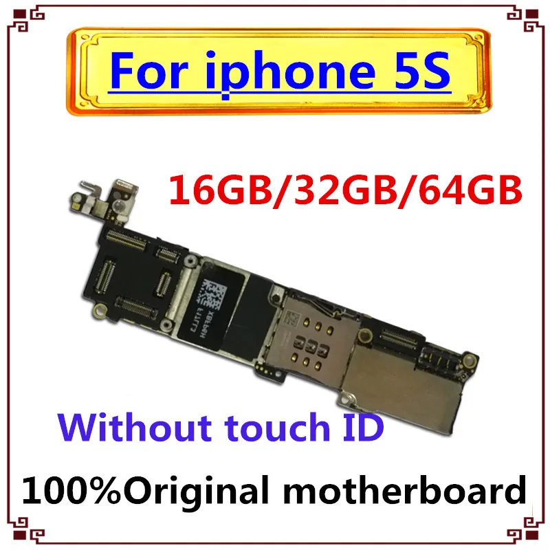Полная разблокированная материнская плата для iphone 5S 100% оригинал с сенсорным