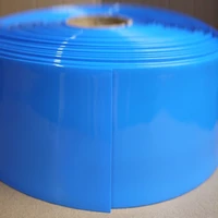 dia 268mmpvc heat shrink tube width 420mm lithium battery insulated film wrap protection case pack wire cable sleeve black blue
