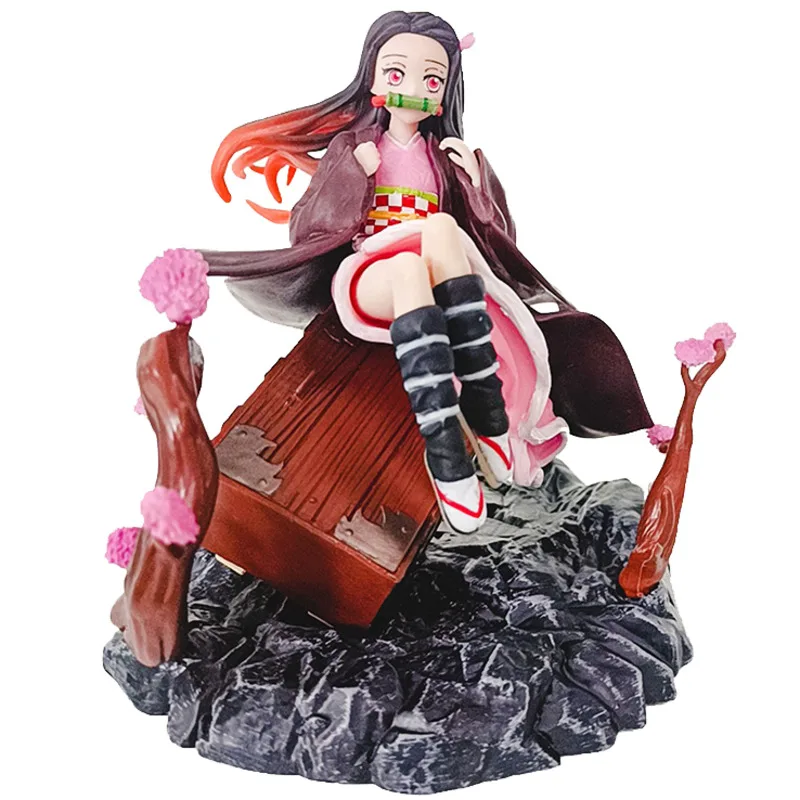 

Экшн-фигурка из аниме «рассекающий демонов», модель GK Kamado Nezuko, 18 см, ПВХ милая девушка, коллекционная игрушка, настольное украшение, подарок