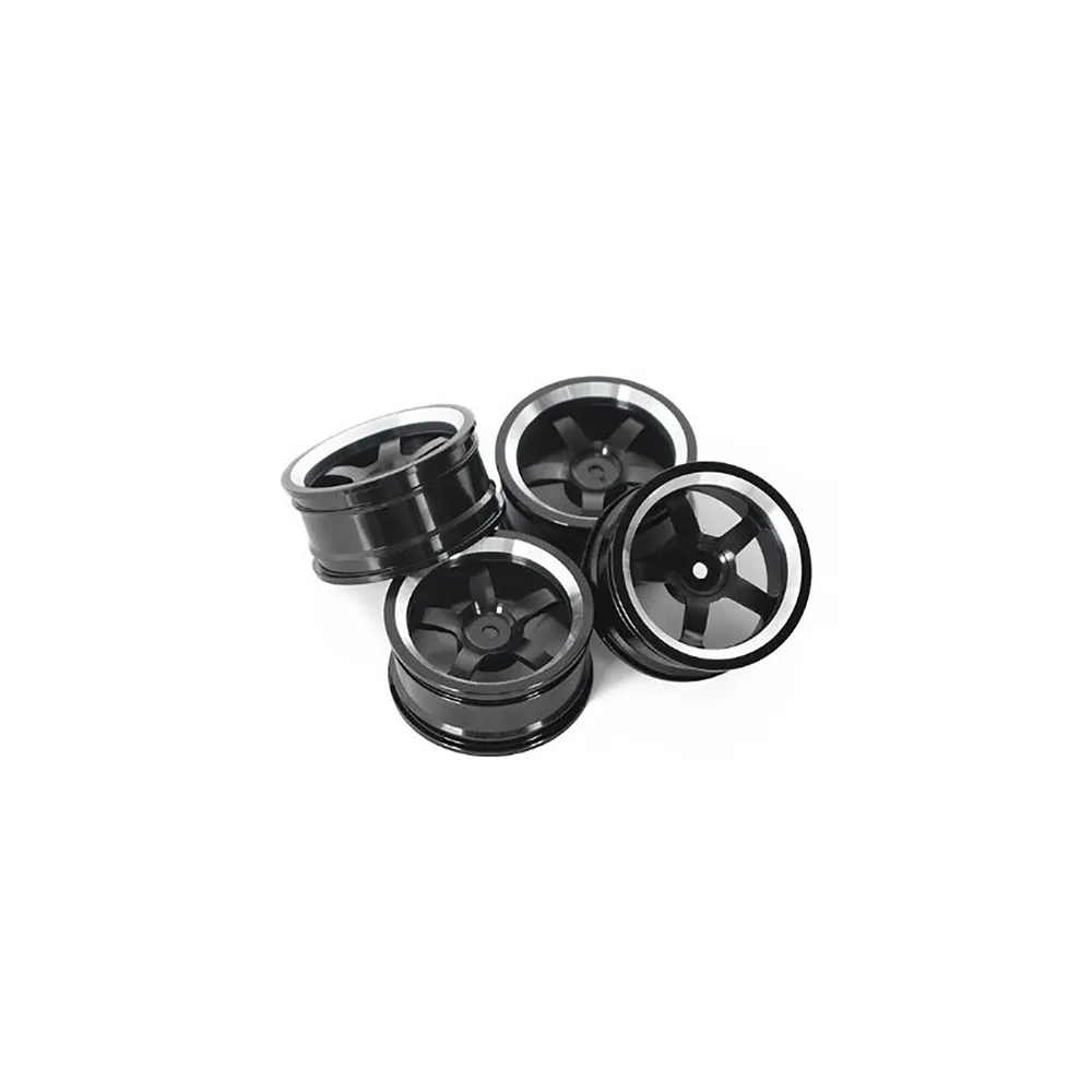

4pcs/set Replacement Wheel Hub for 1/10 HSP 94122 94123 CS D4 TT02 Aluminum Alloy Wheel Rims RC Drifting Car Parts