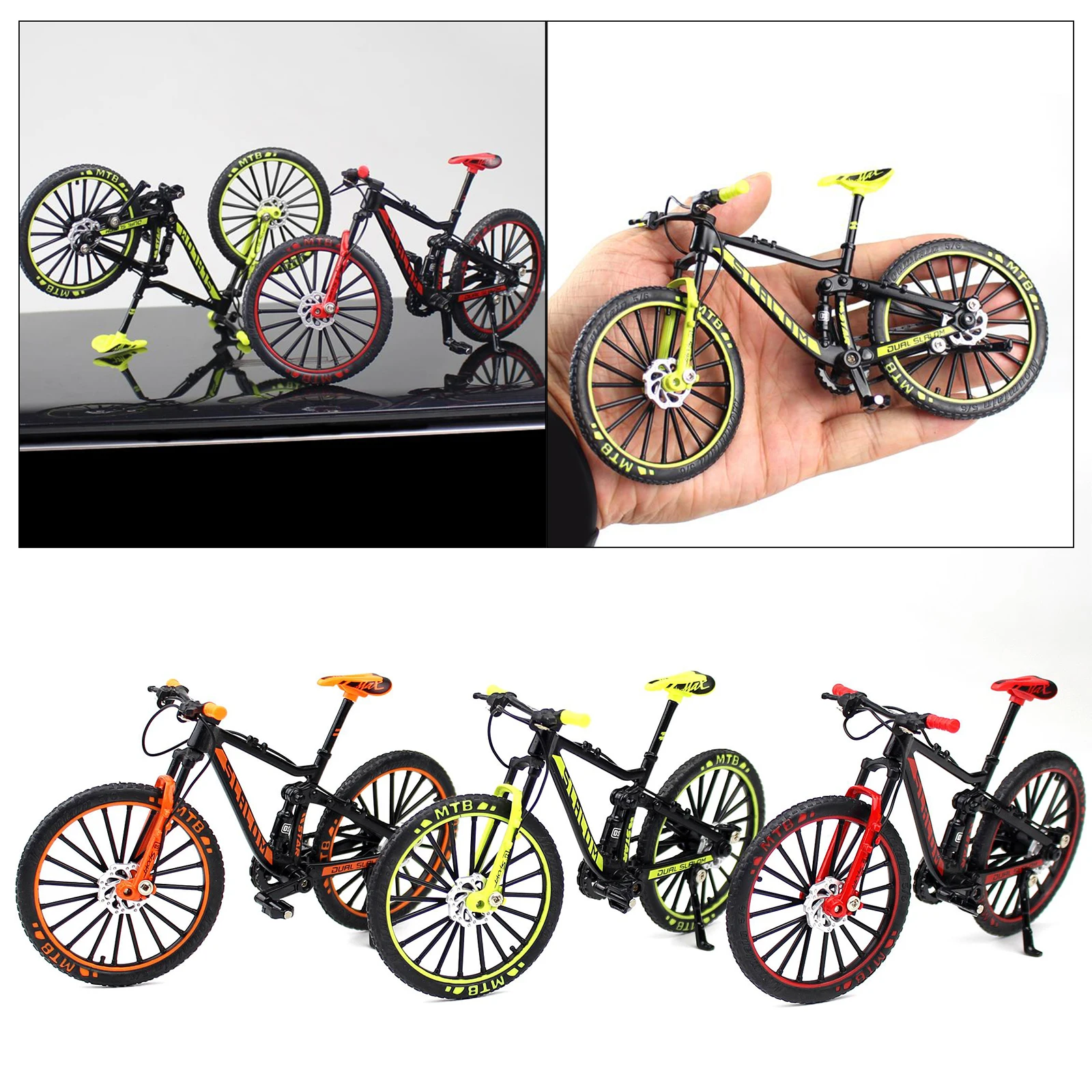 

1:10 Bike Model Mini Mountain Bike Bicycle Decoration Boy Toys Collections, Christmas Brithday Gifts