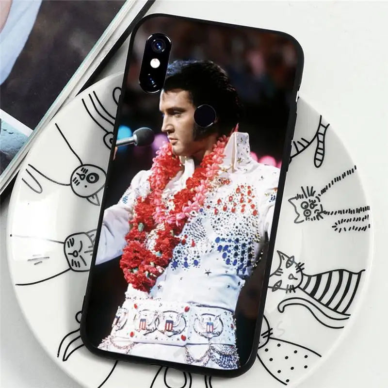 

Famous Elvis Rock star singer Phone Case For Xiaomi Redmi note 7 8 9 t k30 max3 9 s 10 pro lite