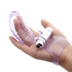 Женский мастурбатор-вибратор на палец, Стимулятор точки G для массажа клитора, интимные товары для взрослых для лесбийского оргазма