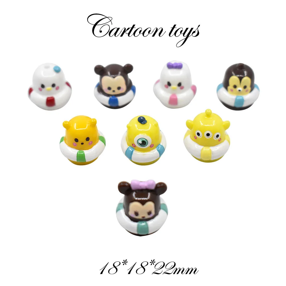 

Dollhouse Accessories Cute Swimming Circle Cartoon Three - Dimensional Doll