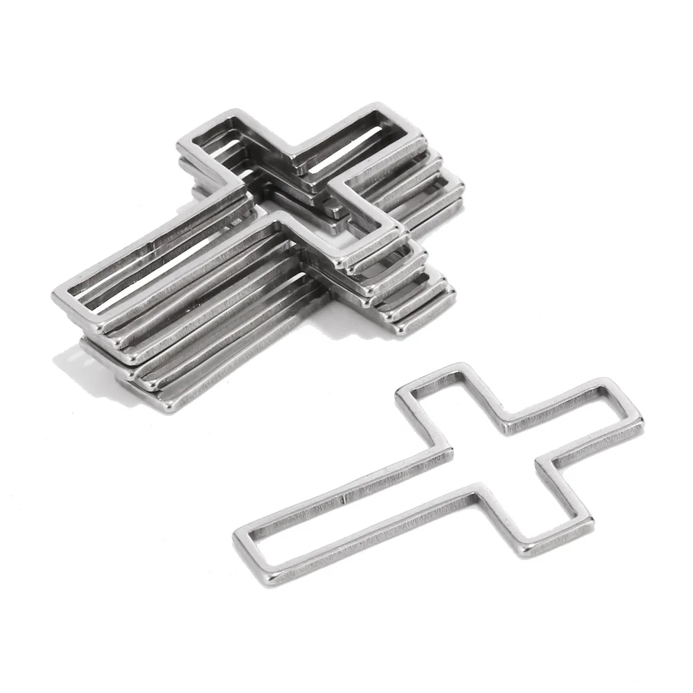 Материалы для рукоделия из нержавеющей стали золотой бесшовный крестообразный