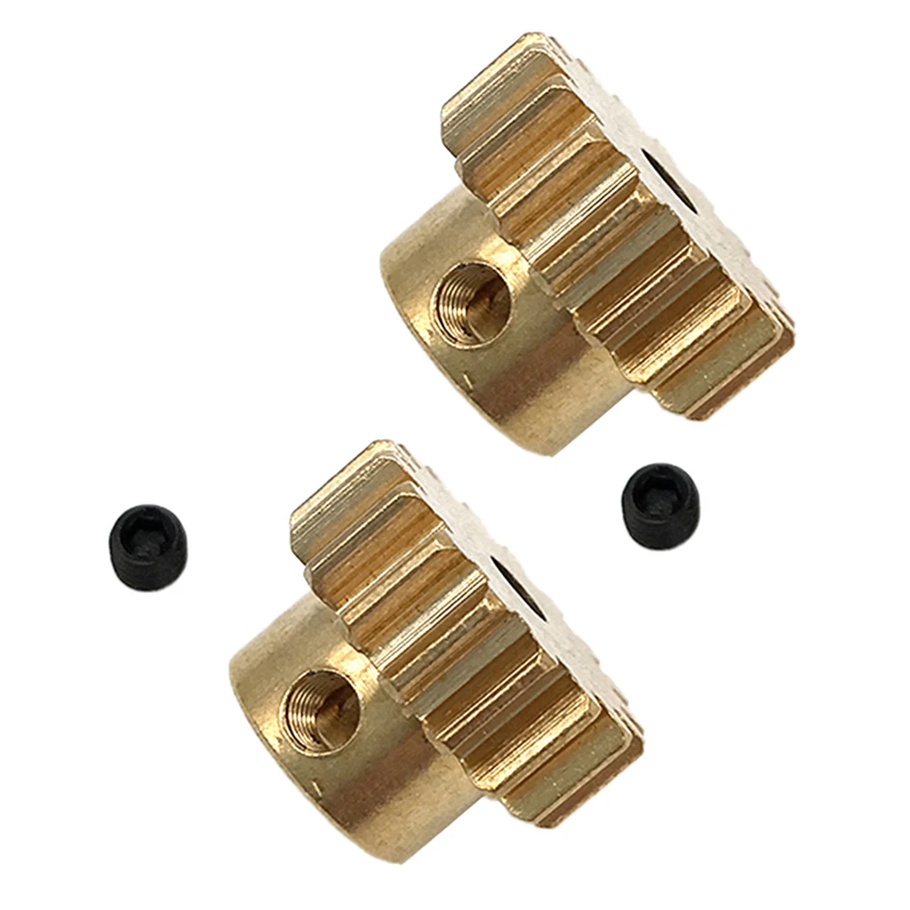 2шт латунные моторные шестерни 17T золотые для WLtoys 12428 12423 12628 и 3 175 мм диаметр вала