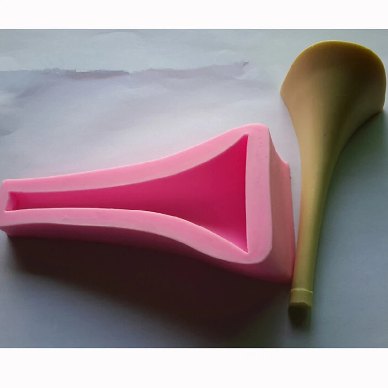 2018 Pink Silicone Cake Mold Fondant 3D High Heel Moulds Lady Shoe For Wedding Decoration Kitchen Accessories QB876865 | Дом и сад