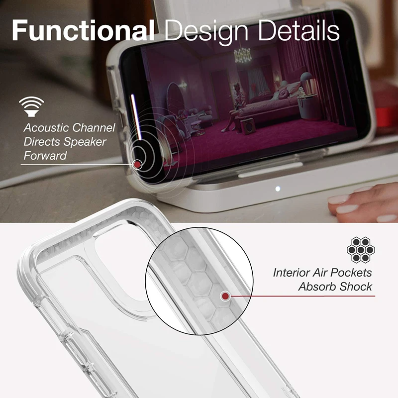 Защитный прозрачный чехол X Doria для iPhone 11 Pro Max защитный в стиле милитари Pro|Бамперы|