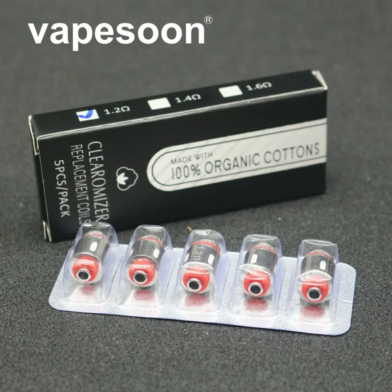 

20pcs vapesoon replacement Japanese Organic Cotton Coil for JUSTFOG Q16 Coil 1.2ohm 1.4ohm 1.6ohm for Q16 Q14 C14 starter kit