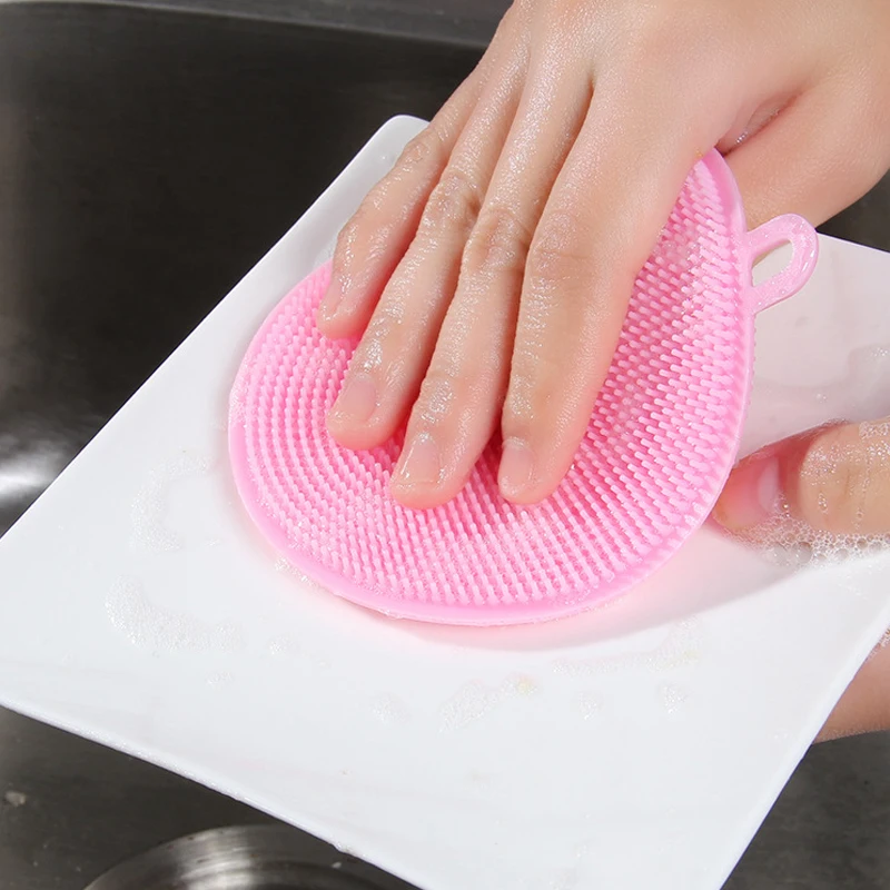 Magic Cleaning Brushes Silicone Dish Bowl Scouring Pad Pot Pan Easy to clean Wash Kitchen | Дом и сад