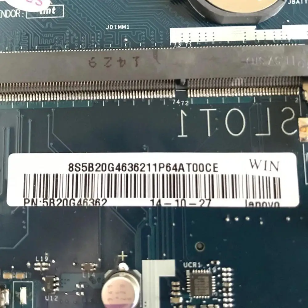 

Free Shipping ZIWB0/B1/E0 LA-B102P B50-30 Motherboard for Lenovo B50-30 Laptop Motherboard with intel N3540 N3530 CPU 100% test