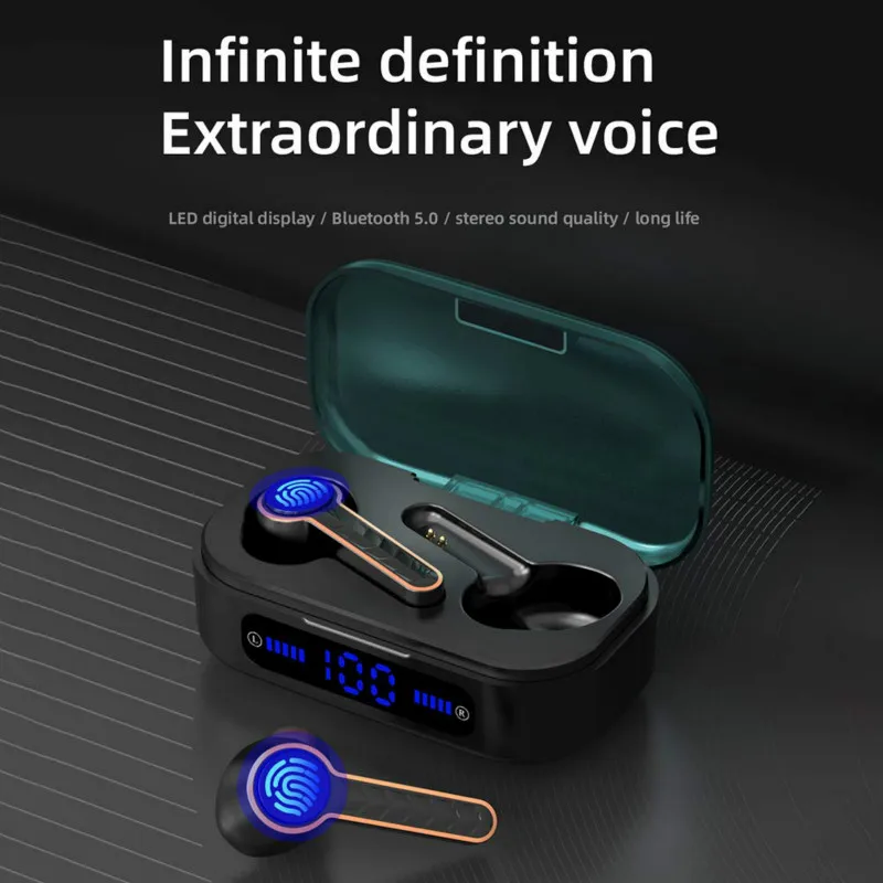 TWS наушники T19 с поддержкой Bluetooth 5 0 и микрофоном|Наушники гарнитуры| |