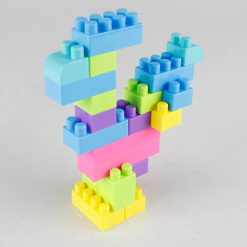 Строительные блоки игрушки частицы бой вставленные мальчики и девочки сумка для