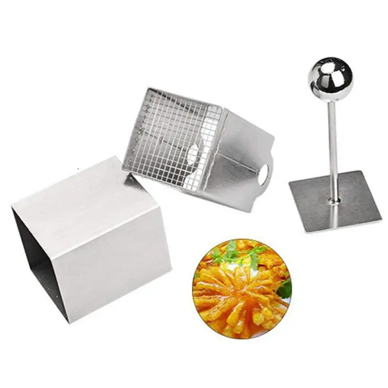 

Handy Square Grids Shaped Tofu Cutter Stainless Steel Slicer Manual Press Shredder Cooking Vegetable Kitchen Tools