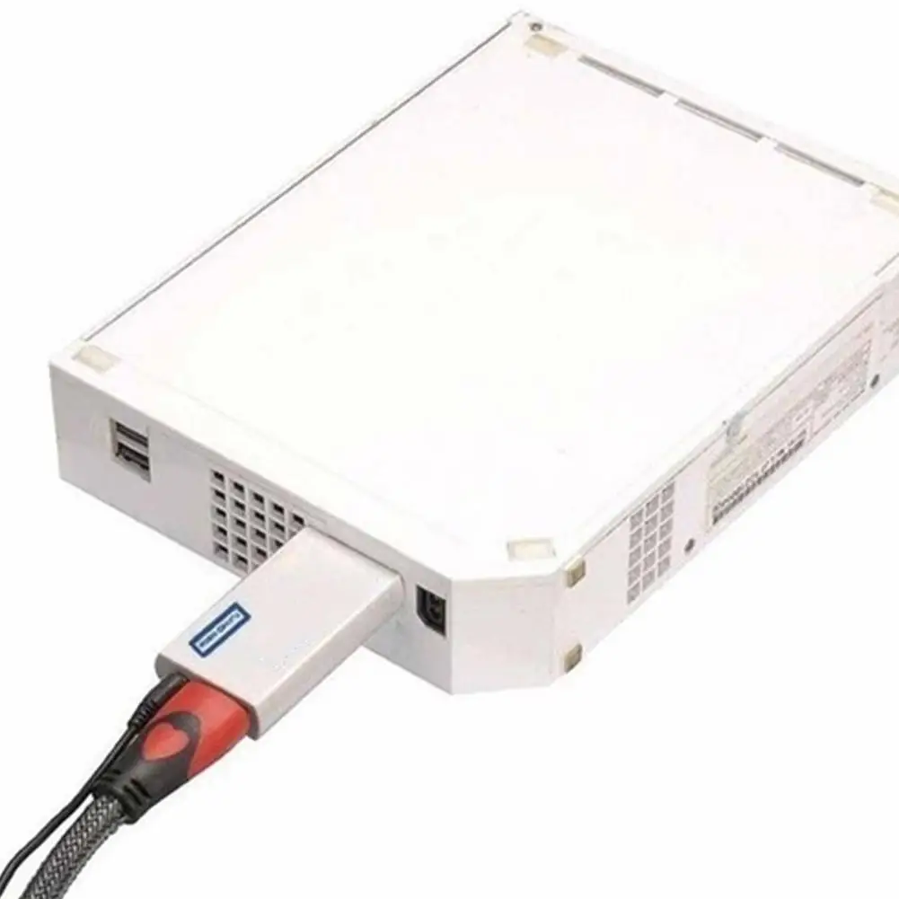 Адаптер WII в HDMI совместимый с Wii 2hdmi преобразователь 3 5 мм аудиоадаптер для ПК HDTV