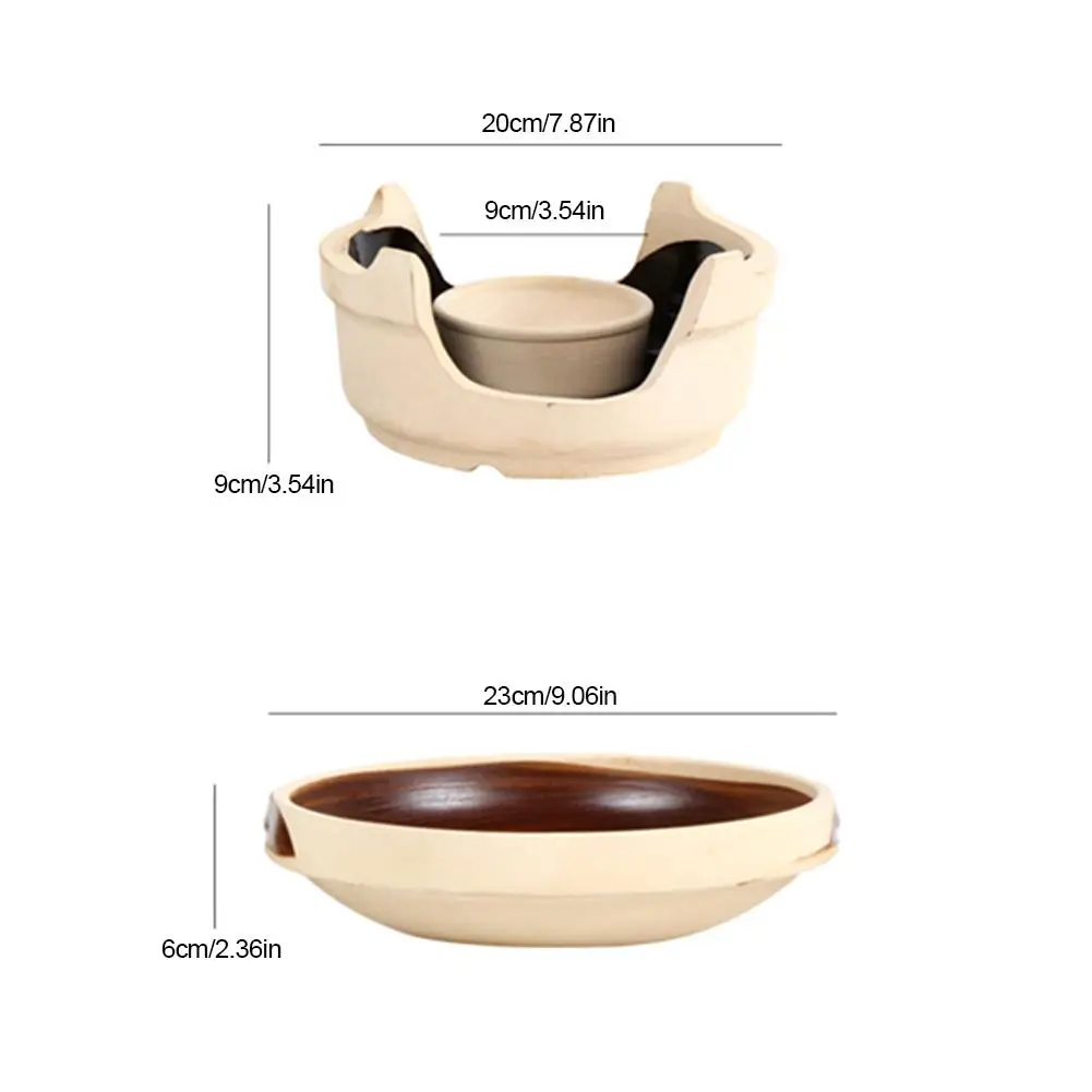 

Clay Oven Alcohol Stove Refractory Clay Grill Furnace Tea Stove Wind Furnace High Temperature Clay Hot Pot Heater And Pot Set 4