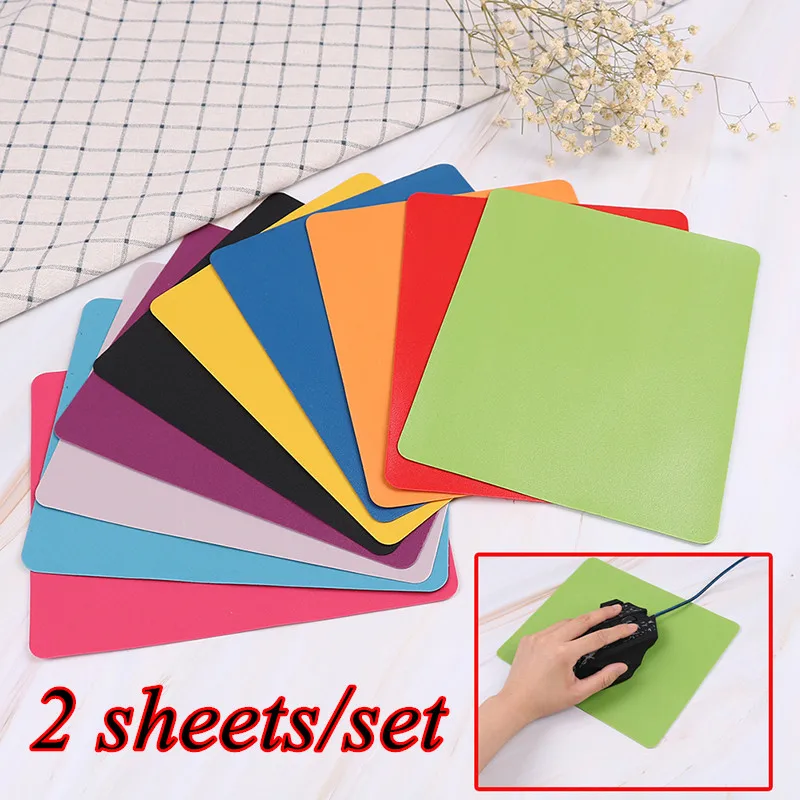 

215x175mm Thin Rubber Cloth Mouse Pad Mat For Laptop Computer Mouse Mat