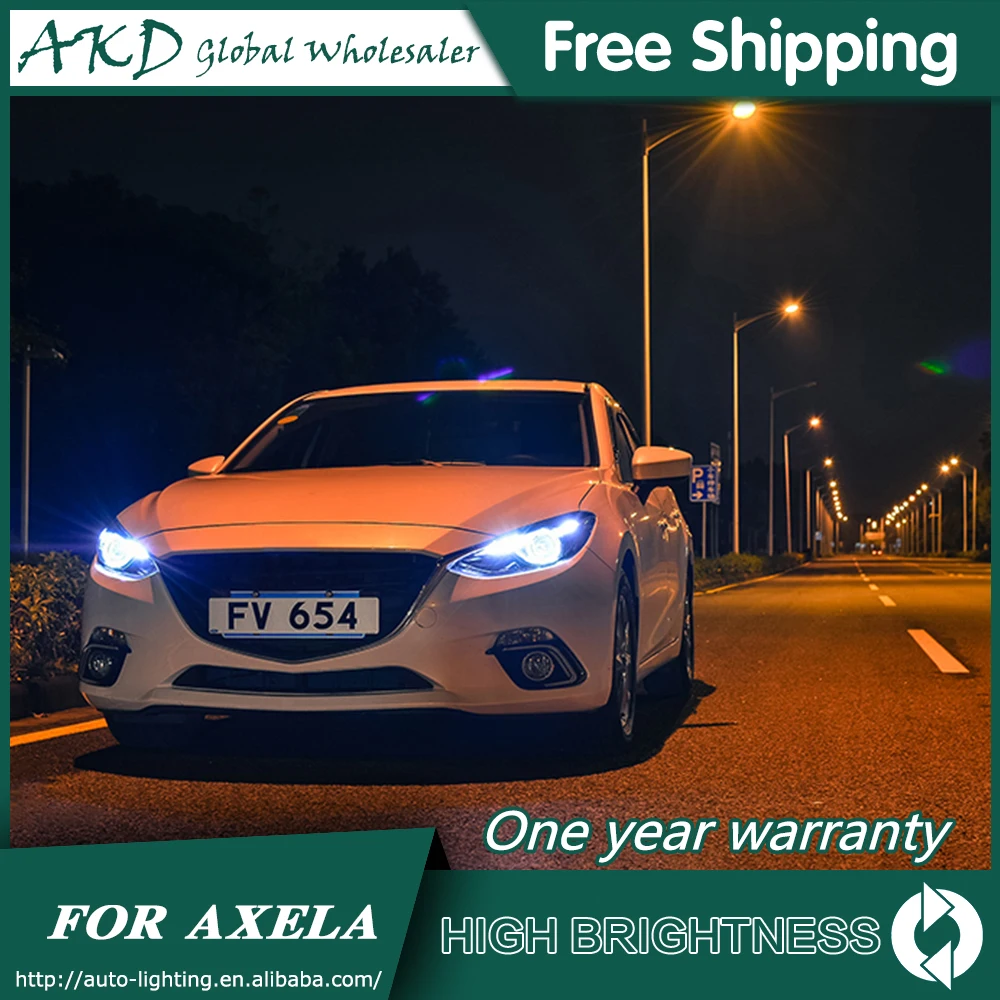 Фары для автомобиля Mazda 3 Axela 2014-2016 DRL дневные ходовые огни фары светодиодные