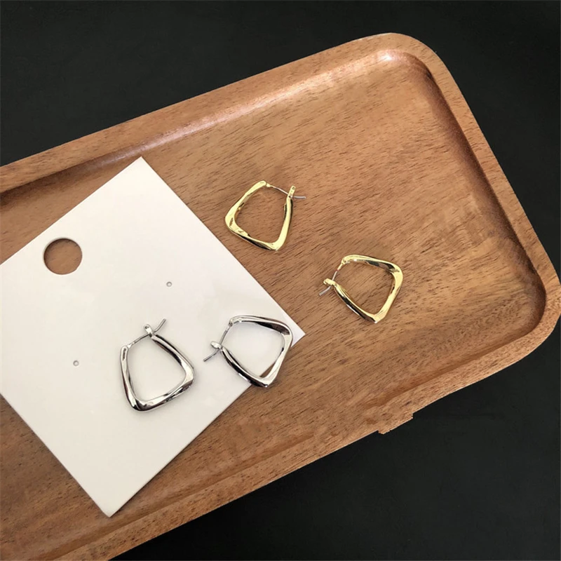 

2021 Jewelry Gifts Women Simple Creative Alloy Hoop Earrings