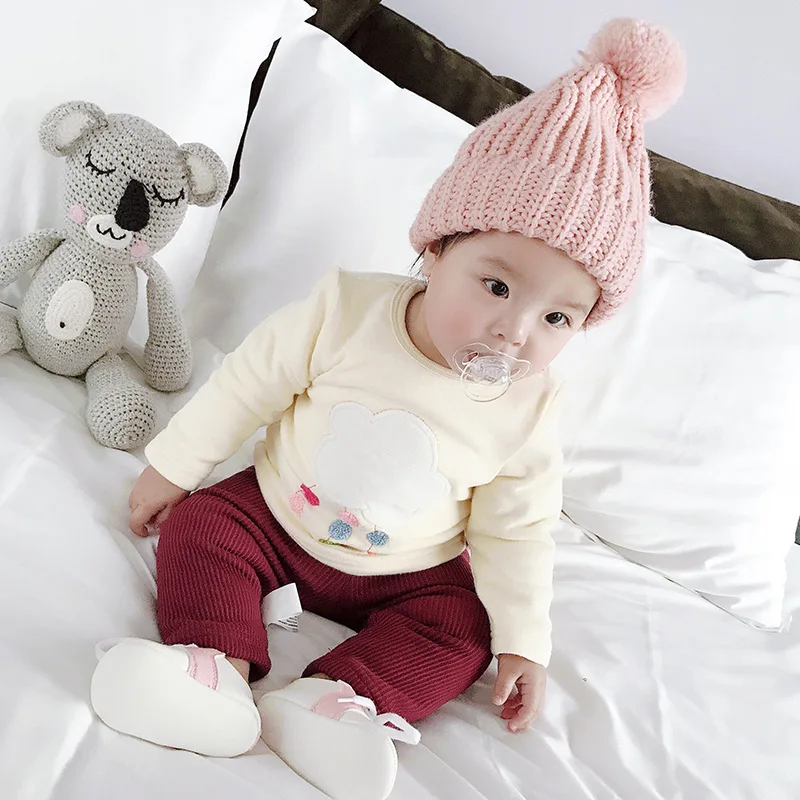 Осенне зимние детские толстовки с капюшоном для маленьких девочек длинными