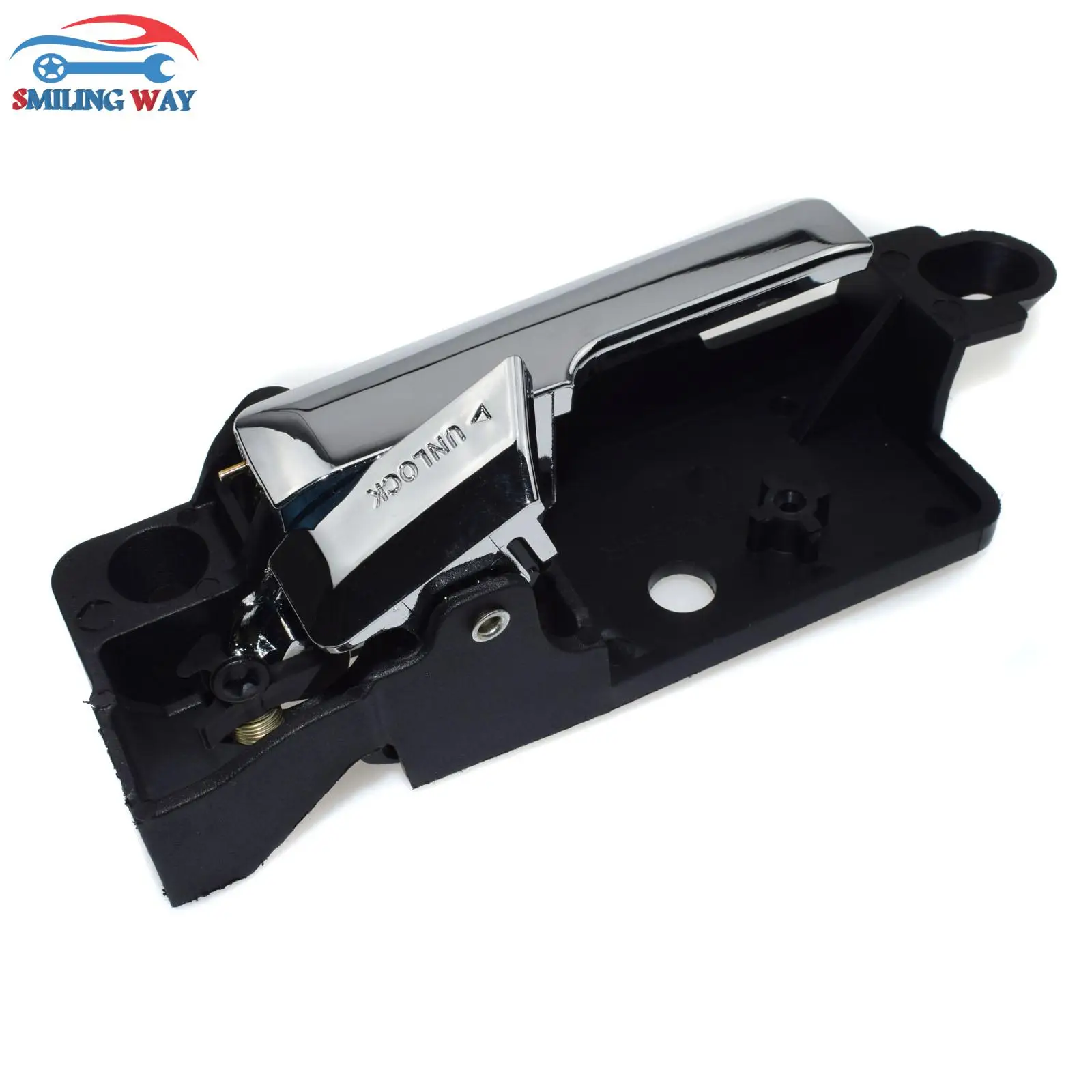 Смайлик путь 1 шт. Передняя Задняя правая левая хромированная внутренняя дверная