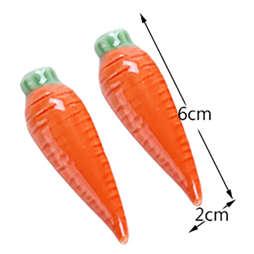 Держатель для палочек керамический в виде моркови/овощей/моркови/животных