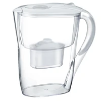 owiara water filter pitcher with 1 filter activated carbon filter 2 6l clear