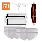 Аксессуары для пылесоса Xiaomi Roborock S50, S51, S55, запасные части для пылесоса, боковая щетка, воздушный фильтр, роликовая щетка, ткань для швабры
