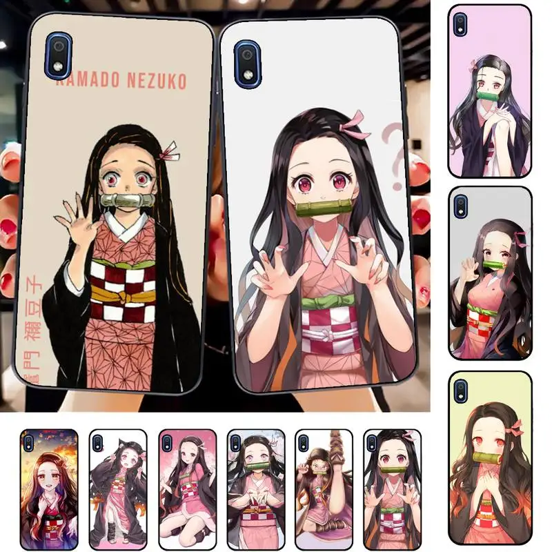 

Kamado Nezuko Kimetsu No Yaiba Phone Case for Samsung A51 01 50 71 21S 70 31 40 30 10 20 S E 11 91 A7 A8 2018