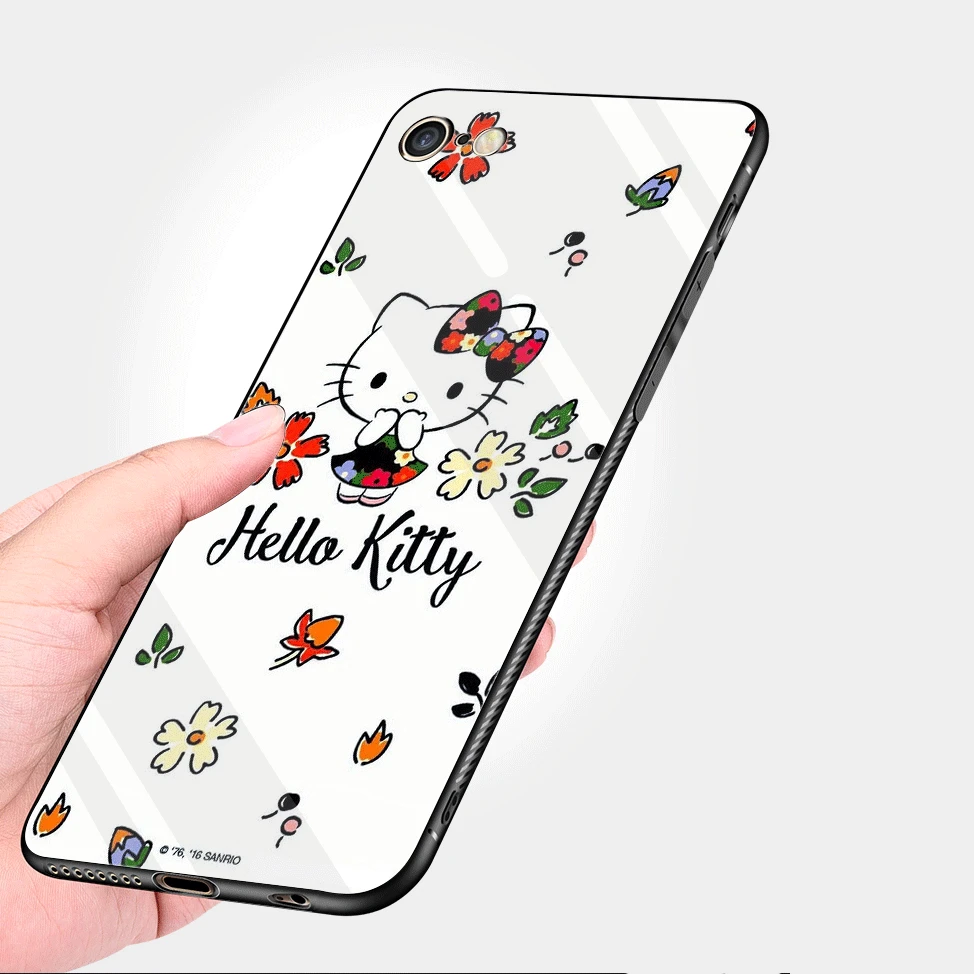 Стеклянный Чехол для мобильного телефона iPhone XR X XS Max 5 5S SE 6 6s 7 8 Plus защитная