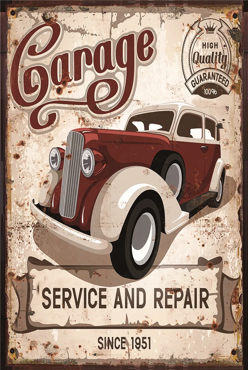 

Tin Sign Home Bar Accessories House Decoration Tire Shop Bedroom Wall Decoration Car Wash Metal Plates Vintage Farmhouse Decor