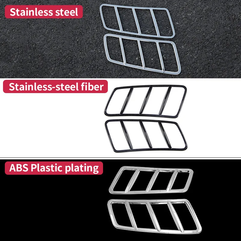 

Front engine exhaust trim For Mercedes Benz gle coupe c292 amg w166 350d ml350 2012 gl 320 450 x166 gls interior accessories